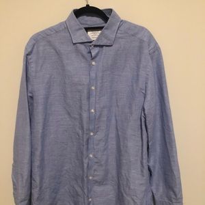 Charles Tyrwhitt Blue linen shirt
